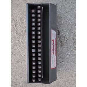 CH Hanson Combination Steel Letter and Number Set, 1/8", - 24005 MFG# 081834